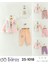 Kız Bebek Baskılı Sweatshirt, Pantolon ve Ceket 3'lü Takım (9-12-18 Ay) 6