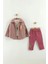 Kız Çocuk Hırka, Body ve Pantolon 3'lü Takım (1-2-3 Yaş) 1