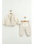 Bebek Nakış Detaylı Sweatshirt, Pantolon ve Ceket 3’lü Takım (9-12-18 Ay) 1