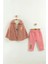 Kız Çocuk Hırka, Body ve Pantolon 3'lü Takım (1-2-3 Yaş) 1