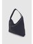 Anros Süet Kumaş Yumuşak Dokulu Büyük Boy El, Kol ve Omuz Çantası Siyah 2