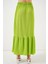 Kadın BDART Esnek Bel ile Dokulu Uzun Triko Etek Zümrüt Yeşili 14