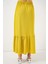 Kadın BDART Esnek Bel ile Dokulu Uzun Triko Etek Yellow 14