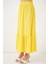 Kadın BDART Esnek Bel ile Dokulu Uzun Triko Etek Yellow 9