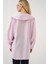 Kadın BDART Bebek Yaka ve Fiyonk Detaylı Uzun Bol Bluz Pink 12
