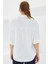 Kadın BDART Düğme Kapamalı Oversize Krep Gömlek White 8