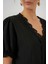 Kadın BDART Dokulu V Yaka Bluz Black 11