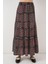 Kadın BDART Desenli Maxi Etek Black 10