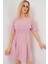 Kadın BDART Kemerli İkili Mini Elbise Pink 7