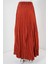 Kadın BDART Astarlı Dokulu Maxi Etek Tuğla Kırmızısı 12