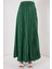 Kadın BDART Astarlı Dokulu Maxi Etek Green 8