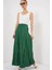 Kadın BDART Astarlı Dokulu Maxi Etek Green 9