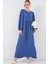 Kadın BDART Düğmeli Tekstil Desenli Max Dress Fas Mavisi 7