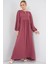 Kadın BDART Düğmeli Tekstil Desenli Max Dress Tozlu Gül Pembesi 9