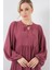 Kadın BDART Düğmeli Tekstil Desenli Max Dress Tozlu Gül Pembesi 10