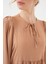 Kadın BDART Düğmeli Tekstil Desenli Max Dress Brown 11