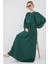 Kadın BDART Düğmeli Tekstil Desenli Max Dress Green 8