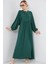 Kadın BDART Düğmeli Tekstil Desenli Max Dress Green 9