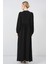 Kadın BDART Düğmeli Tekstil Desenli Max Dress Siyah 12