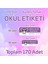 Kuromi Temalı Okul Etiketi Isme Özel 170 Adet (90 Adet 34X13 Mm, 80 Adet 45X17 Mm) 1