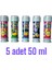 Üflemeli Baloncuklu Köpük Oyunu 50ML Likit 5 Adet 1