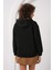Kadın BDART Ponponlu Kapüşonlu Oversized Sweatshirt Black 12