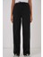 Kadın BDART Kemerli Geniş Paça Pamuk Pantolon Siyah 8