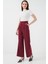Kadın BDART Normal Belile Geniş Paça Pantolon Cebli Red 5
