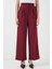 Kadın BDART Normal Belile Geniş Paça Pantolon Cebli Red 6