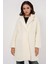 Kadın BDART Şal Yaka Peluş Oversize Sahte Kürk Ceket Fildişi Doğal 8