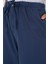 Kadın BDART Kemerli Geniş Paça Pamuk Pantolon Blue 11