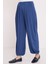 Kadın BDART Geniş Paça Pileli İpli Pantolon Gece Mavisi 6