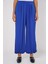 Kadın BDART Geniş Paça Pileli İpli Pantolon Blue 6