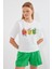 Kadın BDART Baskılı Yuvarlak Yaka T-Shirt White 7