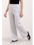 Kadın BDART Cebli Rahat Geniş Bacak Eşofman Gri 5