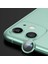 iPhone 12 Uyumlu Tkdw Cl-07 Kamera Lens Koruyucu-Açık Yeşil 1
