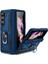 Galaxy Z Fold 5 Kılıf Tkdw Vega Kapak-Mavi 1