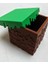 Minecraft Çim Blok Dekor Yeşil 9cm 1