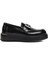 Siyah Açma Erkek Loafer Ayakkabı Premium 1
