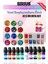 Epoksi Reçine Başlangıç Seti–32 Parça Renkli Pigment+Mica Toz + Sim Pul Seti |uv ve Epoksi Uyumlu 1