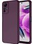Xiaomi Redmi Note 12S Kılıf Tkdw Mara Laaakan Kapak-Koyu Mor 1