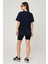 Unisex Spor Bisiklet Yaka Pamuk Oversize Boyfriend T-shirt 2