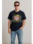 Unisex Spor Bisiklet Yaka Pamuk Oversize Boyfriend T-shirt 3