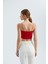 Kadın Basic Crop Atlet Kırmızı 8