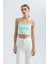 Kadın Basic Crop Atlet Yeşil 5