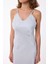 Kadın Satenden, Kolsuz, A-Line Mini Elbise Grey 9