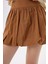 Kadın Mini Şortlu Balon Etek Brown 9