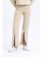 Kadın Yüksek Bel Yarık Jogger Pantolon Natural 6