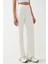 Kadın Yüksek Bel Straight Kot Pantolon White 8