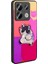 Xiaomi Redmi Note 13 Pro 5g Kılıf Parlayan Kabartmalı Ikonik Figürlü Tkdw Amas Silikon Kapak-Pembe 3